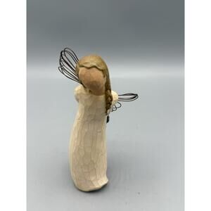 Willow Tree Thank You Figurine Susan Lordi 2002 Angel With Flowers DEMDACO